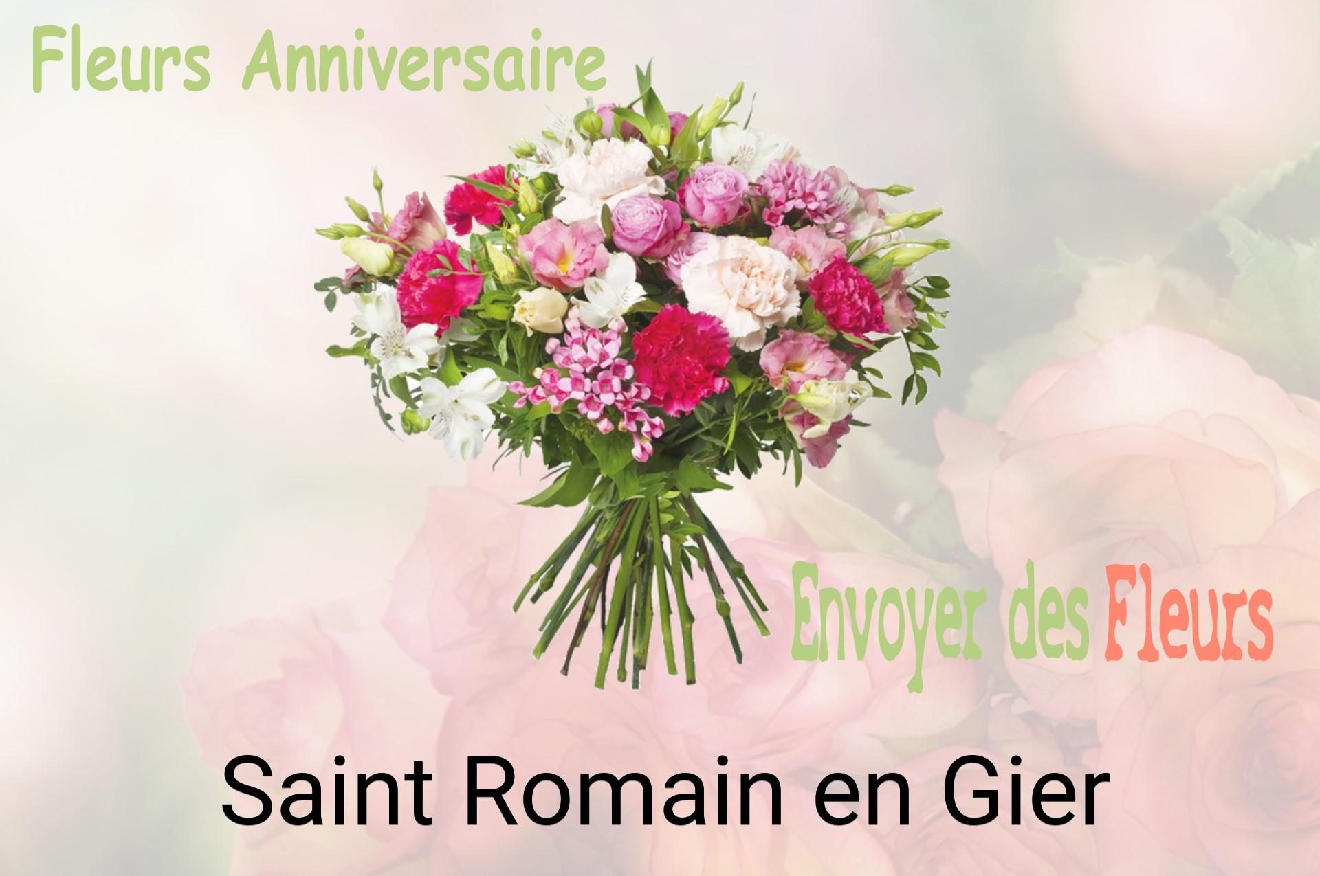 Bouquet de fleurs d’anniversaire livré à Saint-Romain-en-Gier