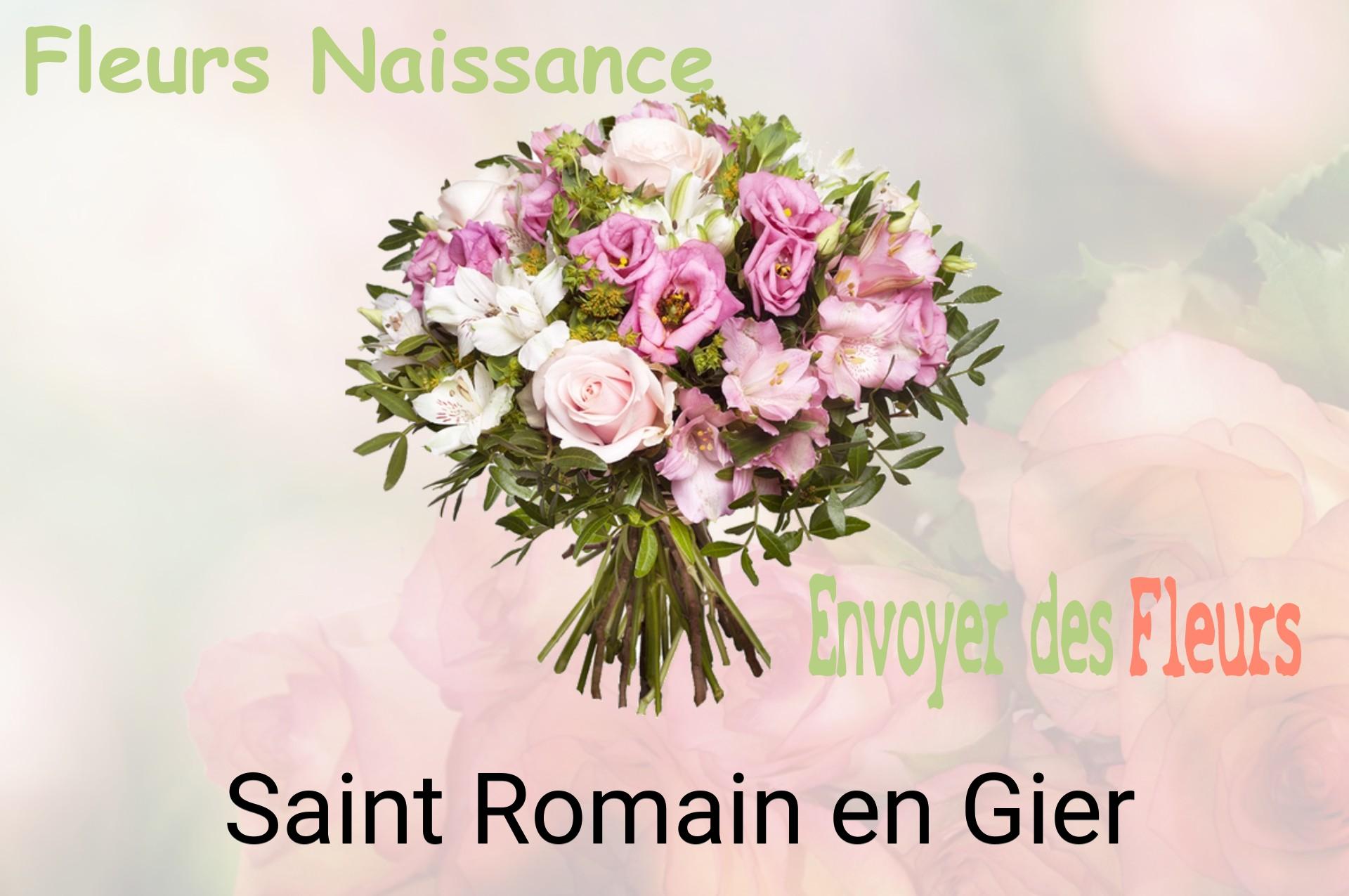 Bouquet de fleurs de naissance livré à Saint-Romain-en-Gier